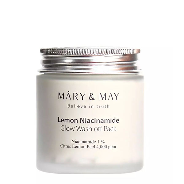 Маска для выравнивания тона с лимоном и ниацинамидом&nbsp; Mary & May Lemon Niacinamide Glow Wash off Pack