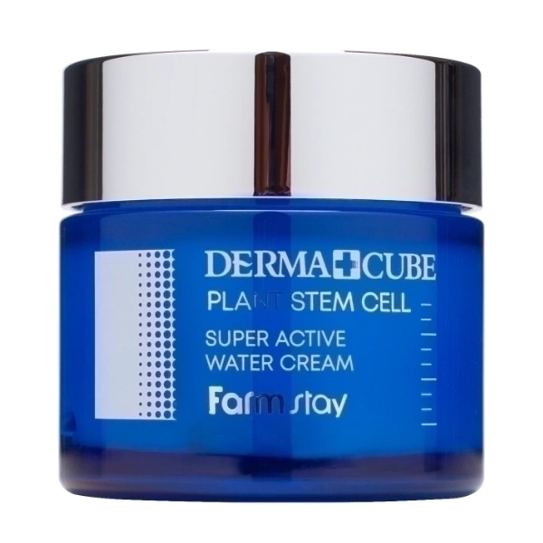FarmStay DERMA CUBE Plant Stem Cell Super Active Water Cream 39174654 - фото 1