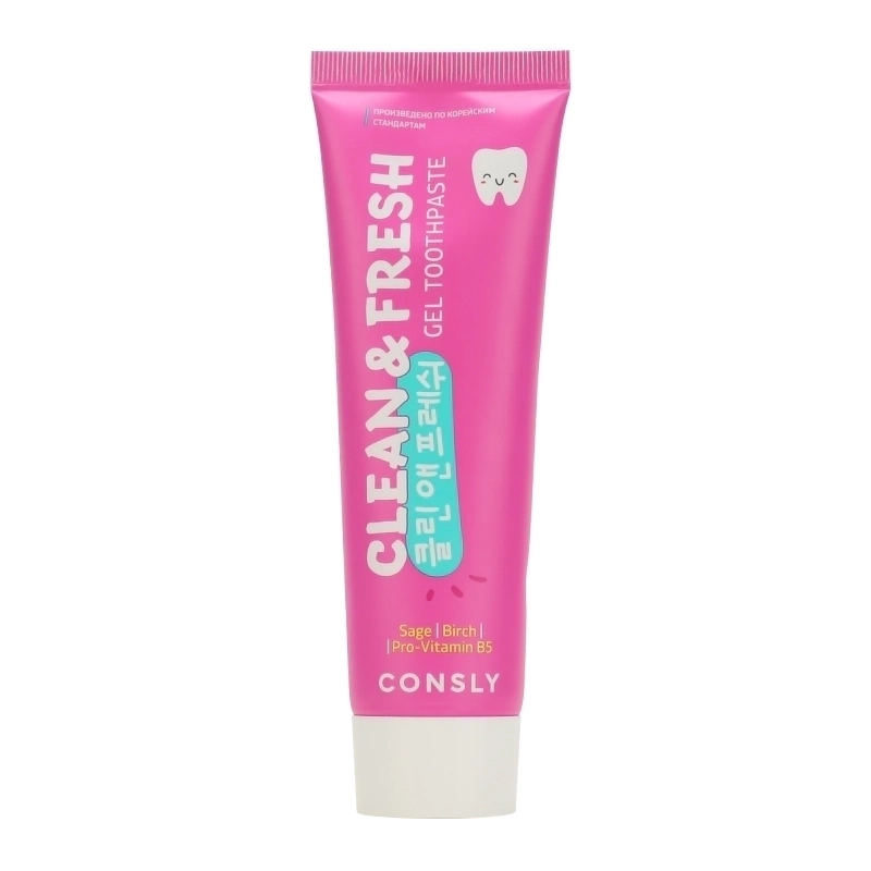 Consly Clean&Fresh Sage, Birch & Pro-Vitamin B5 Protecting Gel Toothpaste 21186111 - фото 1