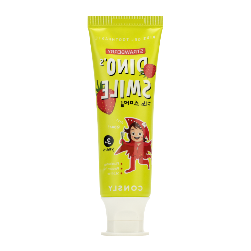 Consly DINO's SMILE Kids Gel Toothpaste with Xylitol and Strawberry 21186081