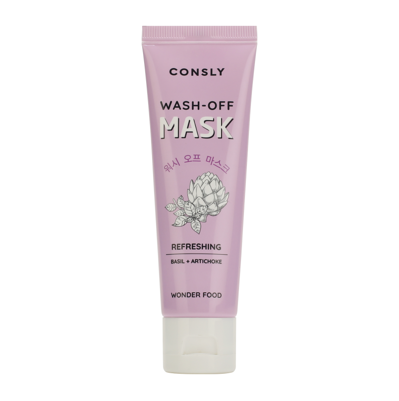 Consly Wonder Food Basil and Artichoke Refreshing Wash-off Mask 46657319