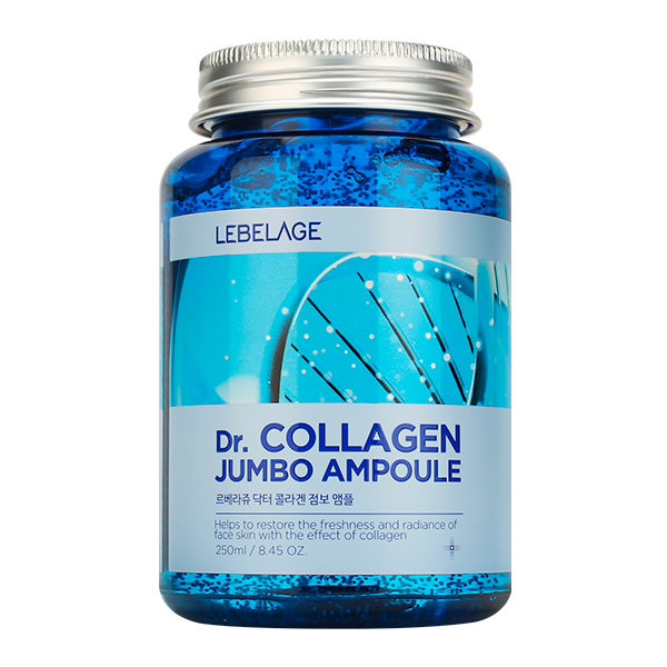 Омолаживающая сыворотка с гиалуроновой кислотой и коллагеном LEBELAGE Dr. Collagen Jumbo Ampoule