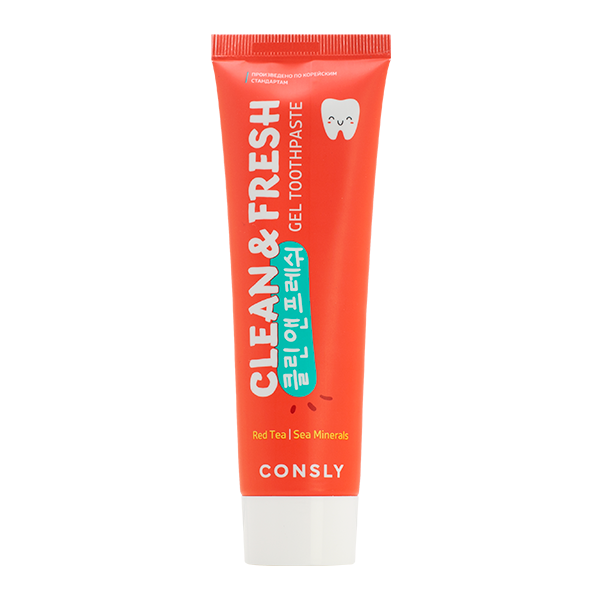 Consly Clean&Fresh Red Tea & Sea Minerals Gel Toothpaste 21189037