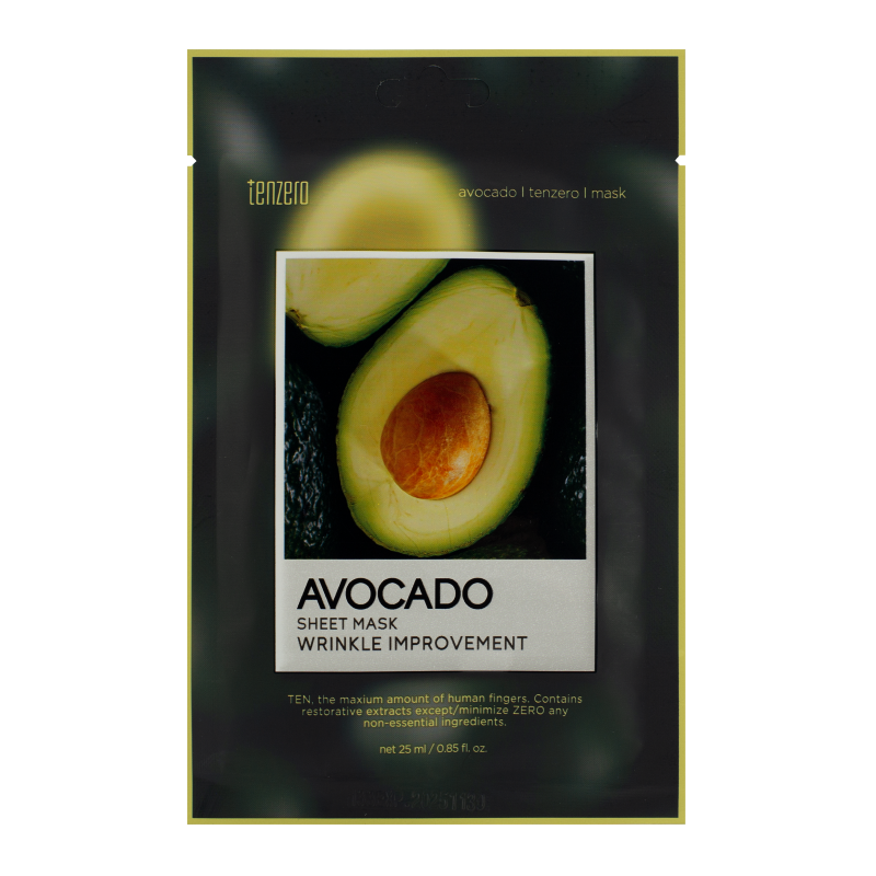 Тканевая маска с экстрактом авокадо TENZERO Avocado Sheet Mask