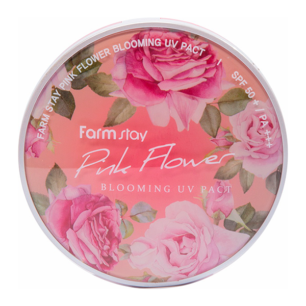 FarmStay Pink Flower Blooming UV Pact SPF50+ PA+++ #21 27481079