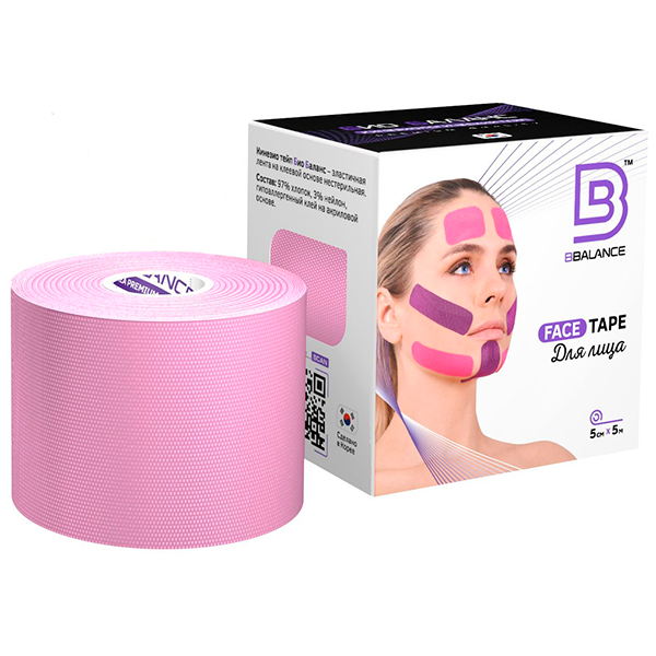 Тейп для лица BBalance Face Tape 5см*5м (сакура)