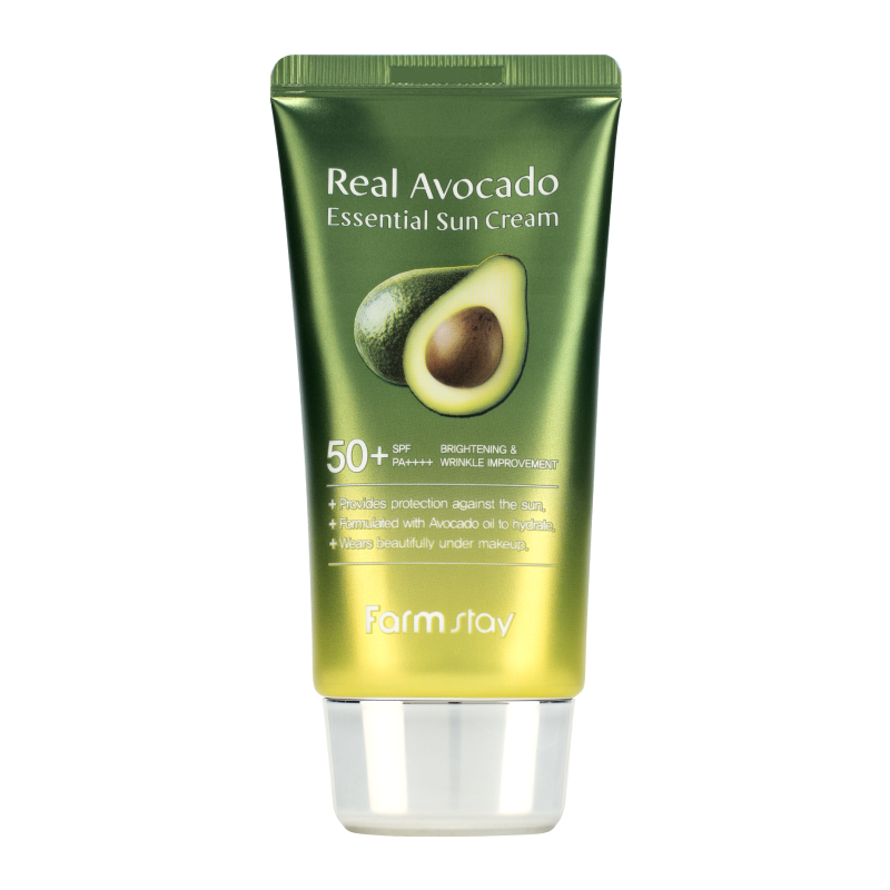 Солнцезащитный крем с экстрактом авокадо FarmStay Real Avocado Essential Sun Cream
