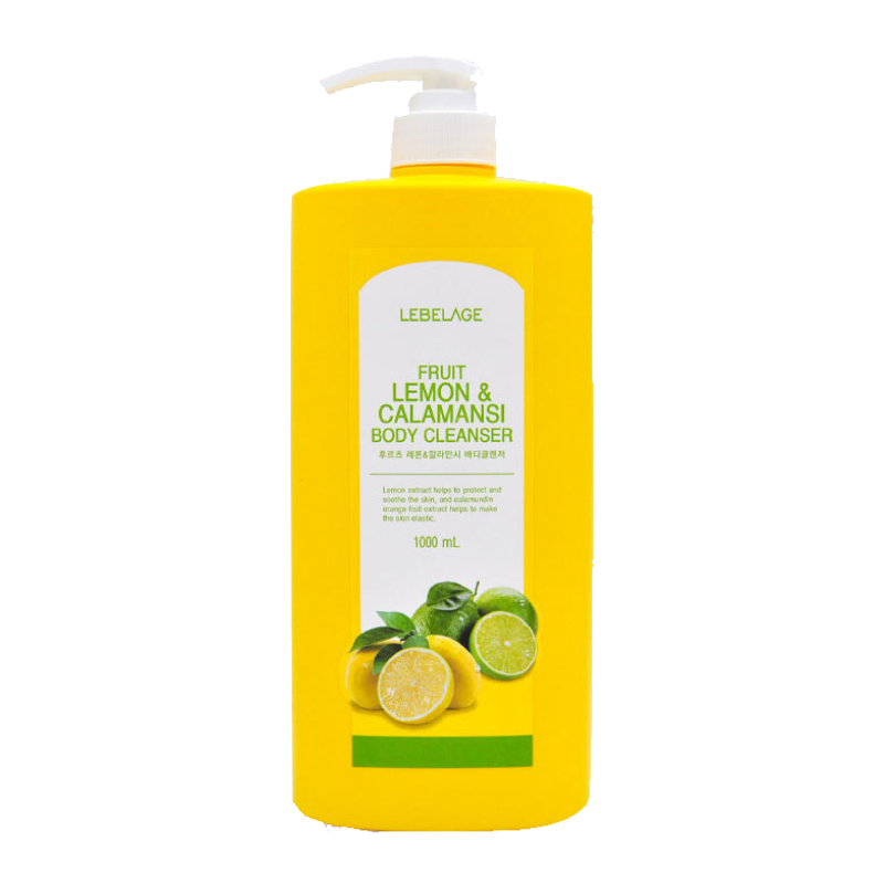 Очищающий пенящийся гель для душа с лимоном и каламанси LEBELAGE Fruit Lemon & Calamansi Body Cleanser 79092031
