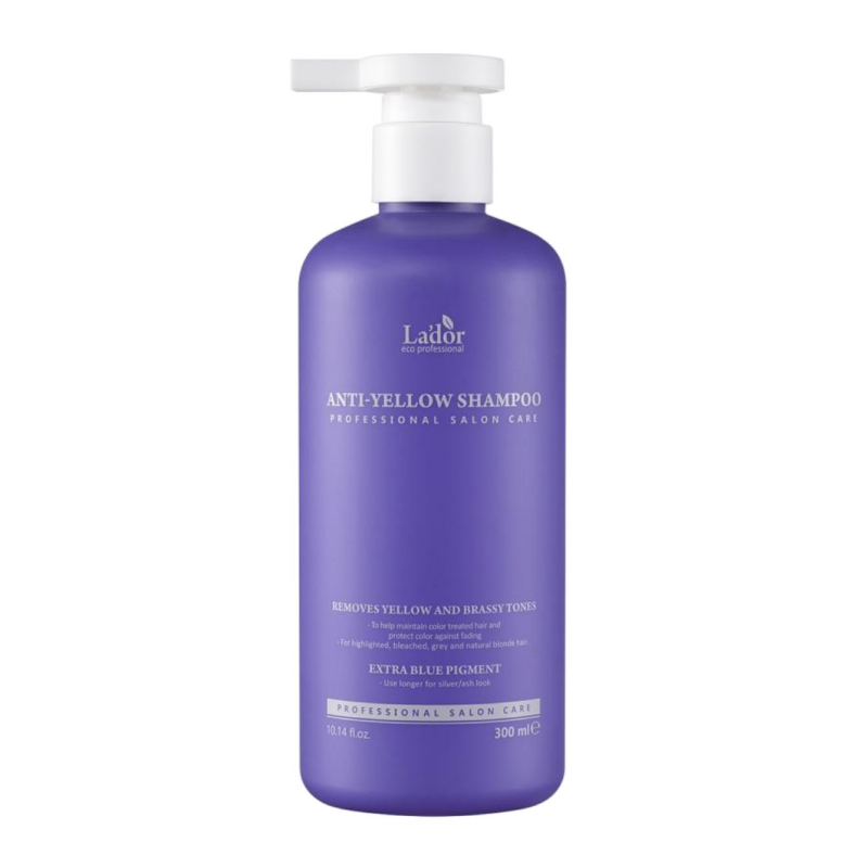 Фиолетовый оттеночный шампунь для нейтрализации желтизны Lador Anti Yellow Shampoo 00815334 - фото 1