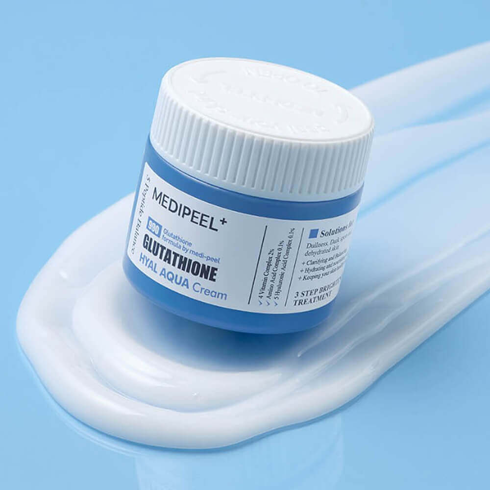 Глубокоувлажняющий гель-крем с эффектом сияния MEDI-PEEL Glutathione Hyal Aqua Foaming Cream 41820645 - фото 2