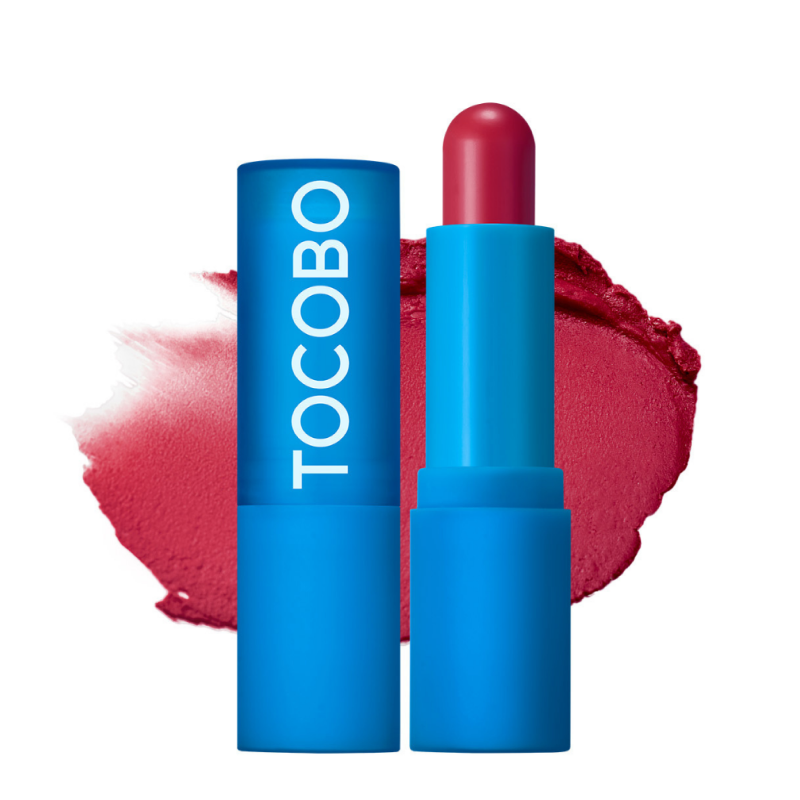 Бальзам-тинт (малиновый) Tocobo Powder Cream Lip Balm 031 Rose Burn
