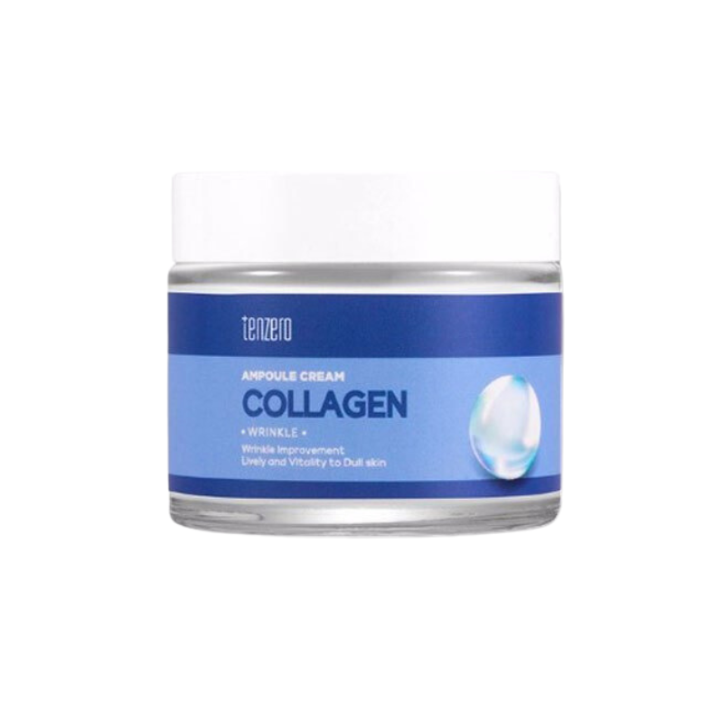 Разглаживающий ампульный крем с коллагеном TENZERO Wrinkle Collagen Ampoule Cream