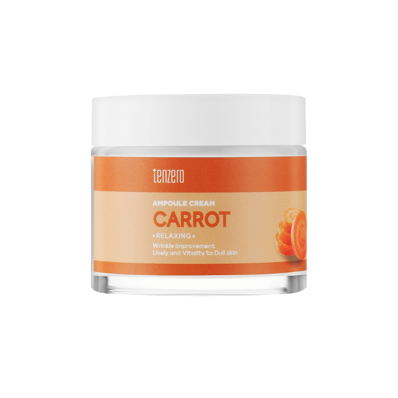 Ампульный крем с экстрактом моркови TENZERO Relaxing Carrot Ampoule Cream