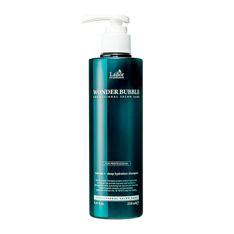 Укрепляющий шампунь для ослабленных волос Lador Wonder Bubble Volume + Deep Hydration Shampoo