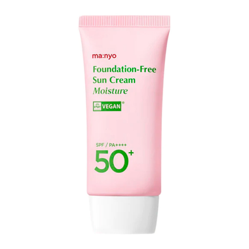 Солнцезащитный крем с тонирующим эффектом Manyo Foundation-Free Sun Cream Moisture SPF 50+ PA++++