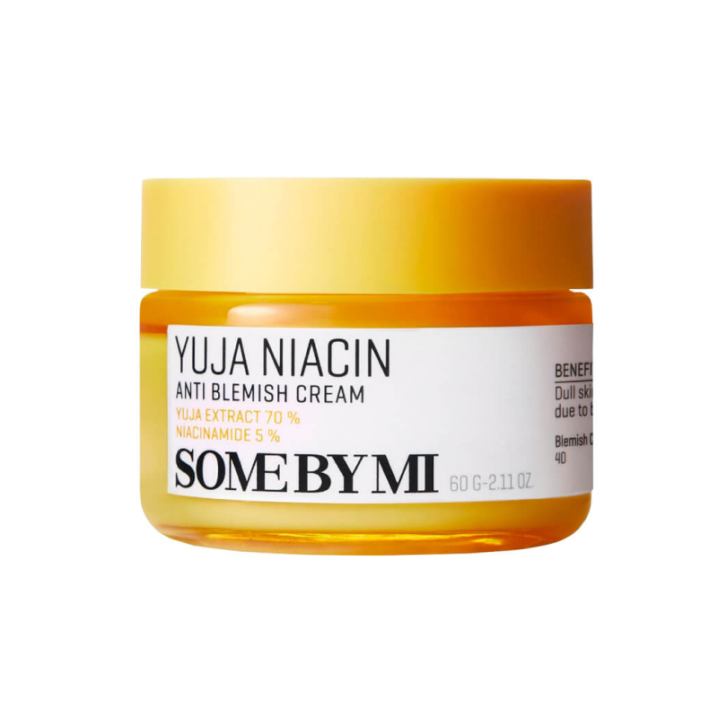 Крем для борьбы с пигментацией с витамином С, юзу и ниацинамидом Some By Mi﻿﻿ Yuja Niacin Brightening Anti Blemish Cream