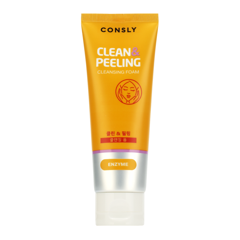 Энзимная обновляющая пенка для умывания с папаином Consly Enzyme Cleansing Foam «Clean&Peeling»,