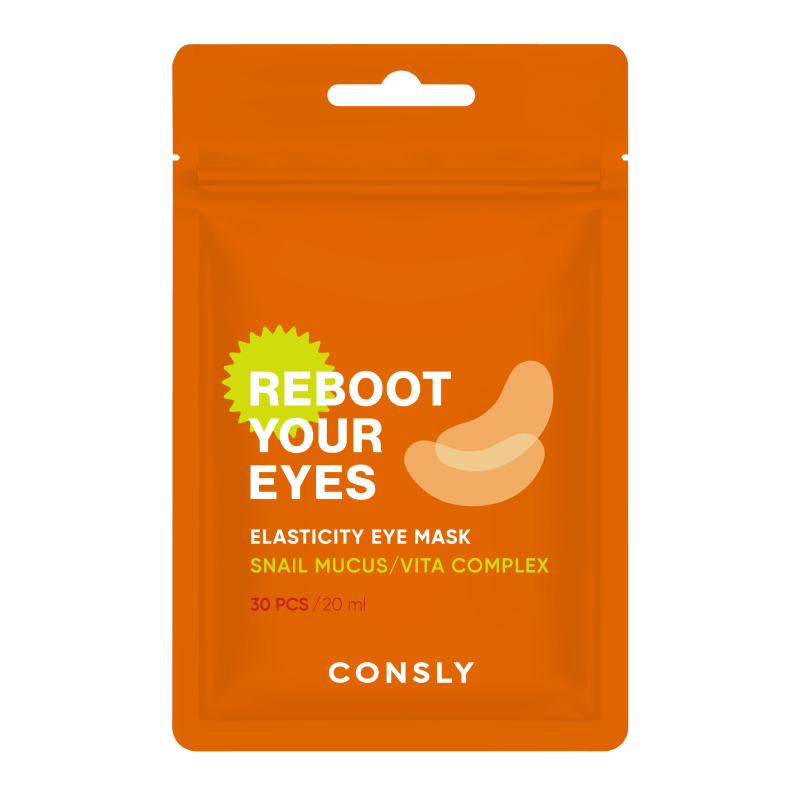 Consly Eyes Reboot Snail Mucus & Vita Complex Elasticity Eye Mask, 30pcs 25103610