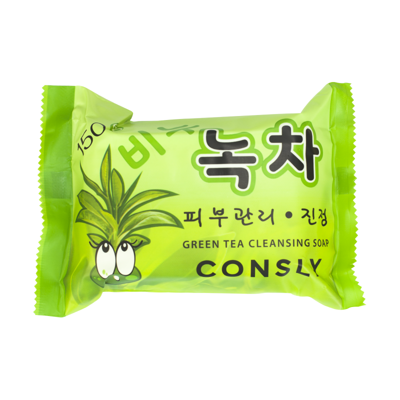 Смягчающее мыло с экстрактом зеленого чая Consly Softening Green Tea Soap