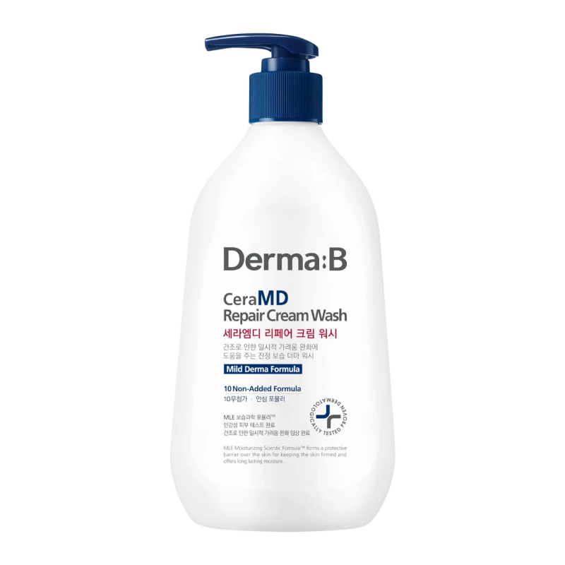 Кремовый гель для душа с керамидами Derma:B CeraMD Repair Cream Wash