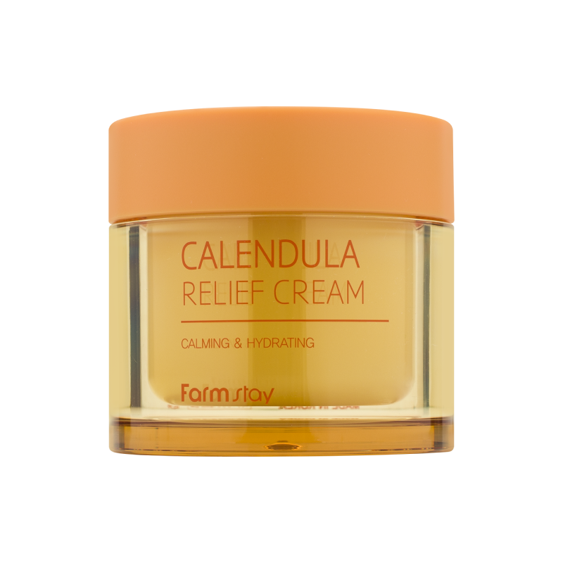 Успокаивающий крем с экстрактом календулы FarmStay Calendula Relief Cream