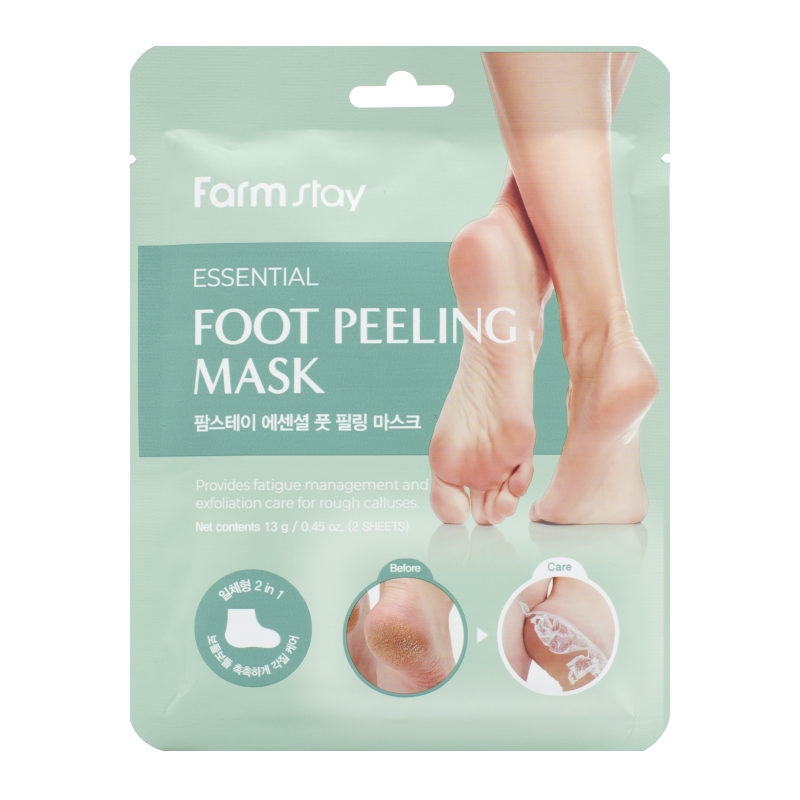 Пилинг-носочки для ног  Farmstay Essential Foot Peeling Mask