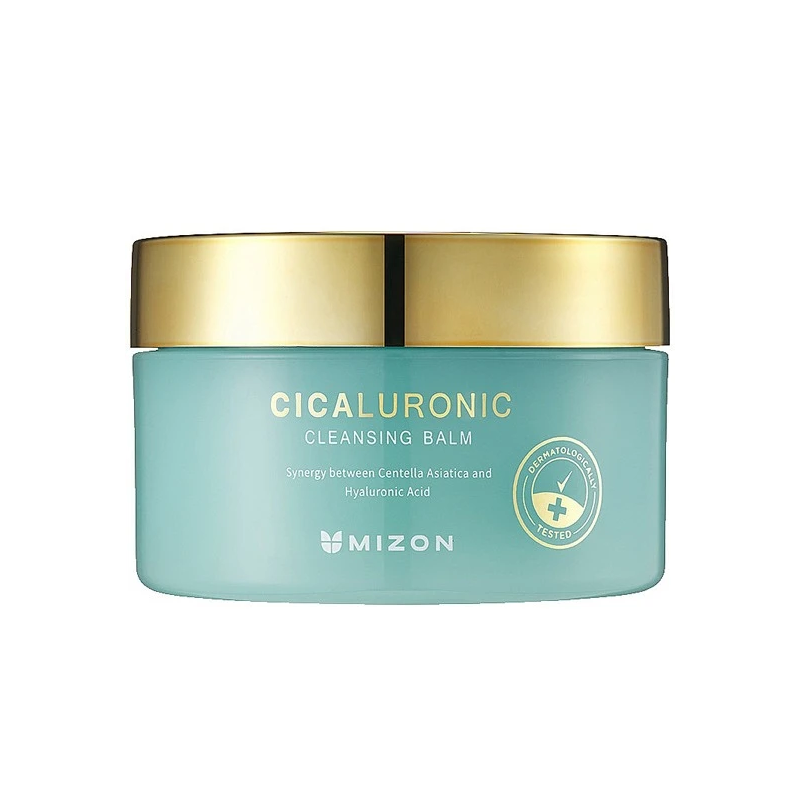 Гидрофильный бальзам с гиалуроновой кислотой и центеллой&nbsp; MIZON Cicaluronic Cleansing Balm