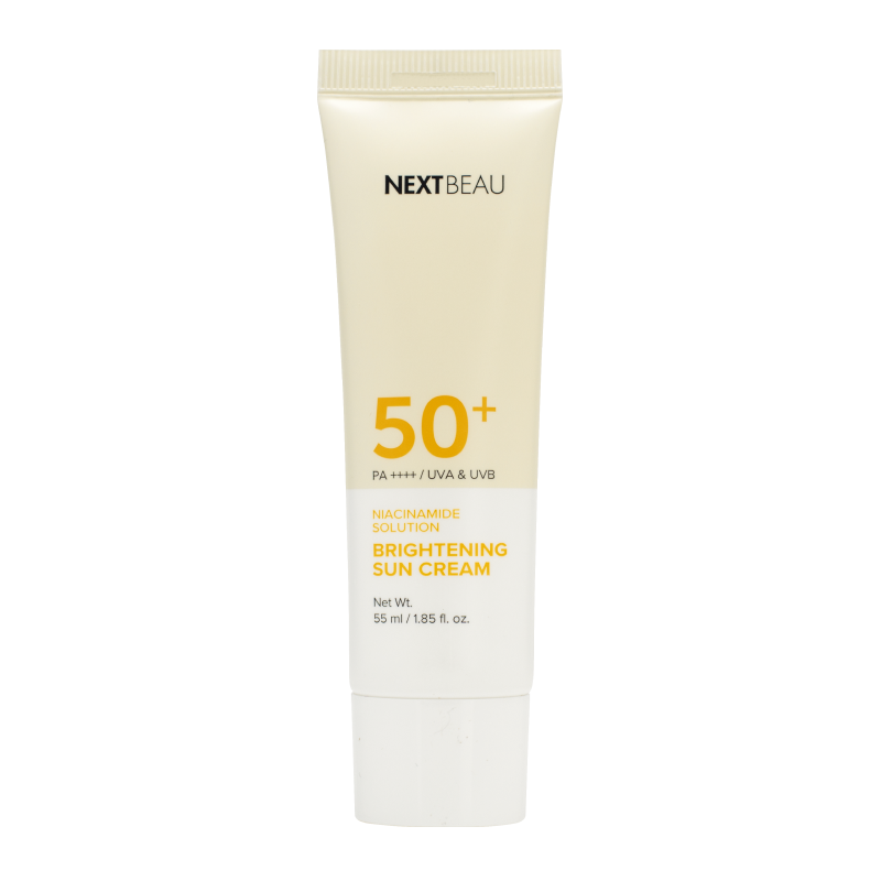 Выравнивающий солнцезащитный крем с ниацинамидом SPF 50+/PA++++ NEXTBEAU Niacinamide Solution Brightening Sun Cream