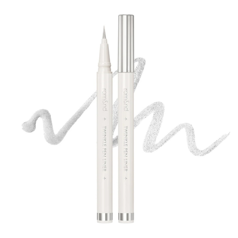 ROM&ND Twinkle Pen Liner 01 Silver Flake 25246884 - фото 1