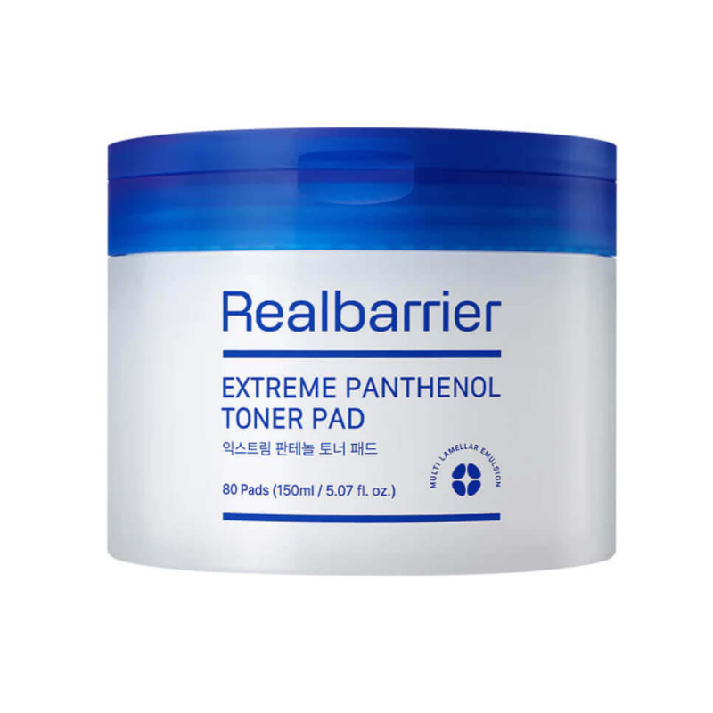 Ламеллярные восстанавливающие тонер-пэды с пантенолом Real Barrier Extreme Pathenol Toner Pad