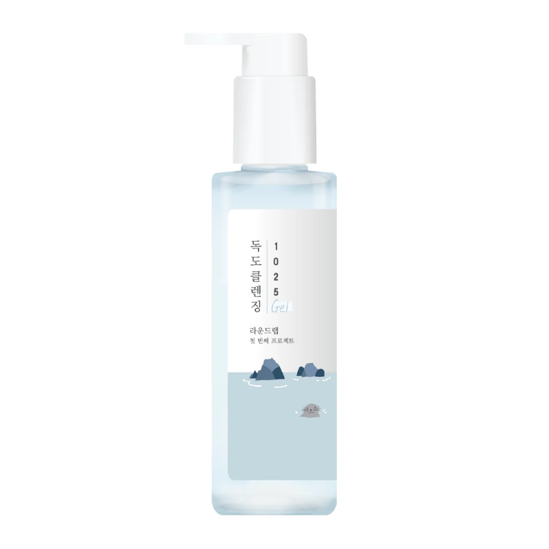 Очищающий гель с морской водой Round Lab 1025 Dokdo Cleansing Gel