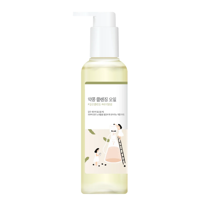 Гидрофильное масло с чёрной соей для чувствительной кожи Round Lab Soybean Cleansing Oil