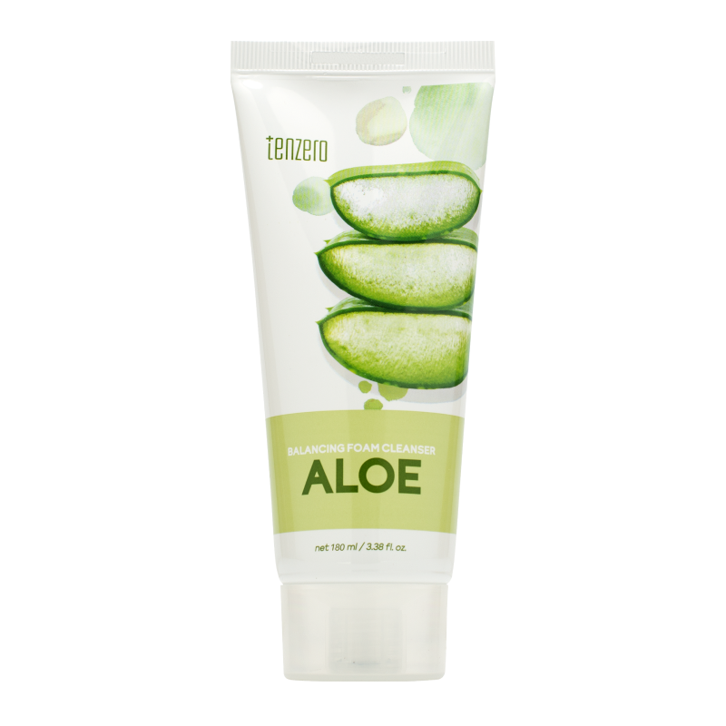 Пенка для умывания с экстрактом алоэ TENZERO Balancing Foam Cleanser Aloe