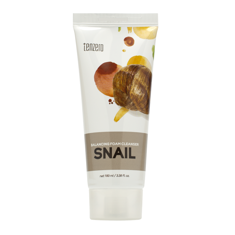 Пенка для умывания с муцином улитки TENZERO Balancing Foam Cleanser Snail