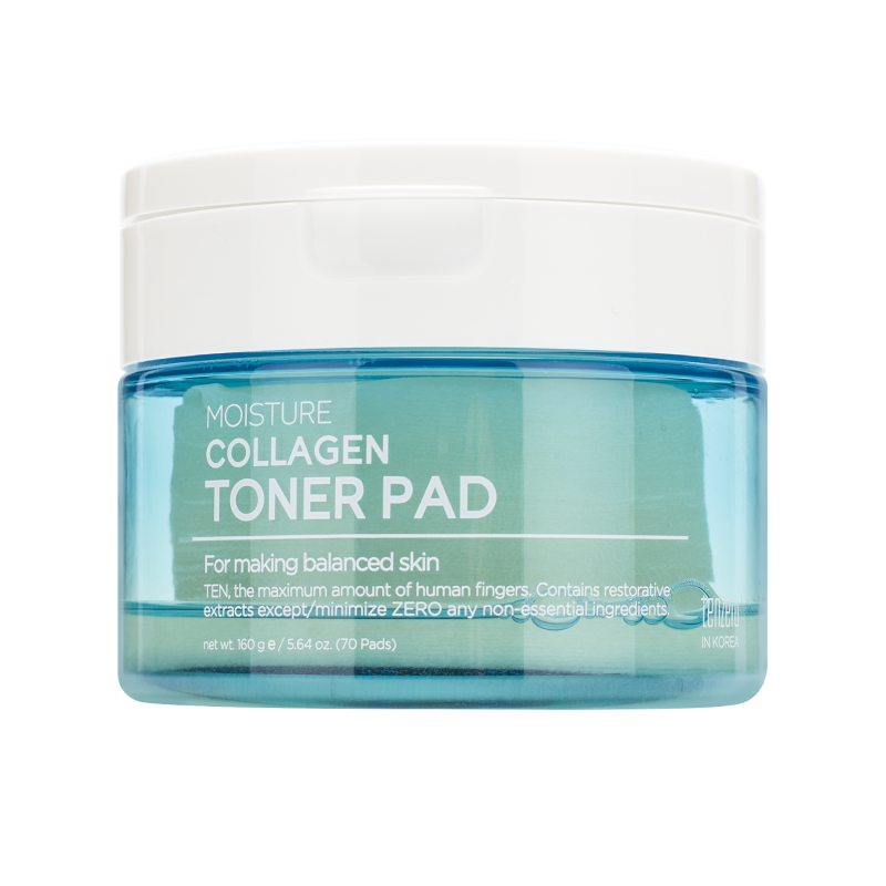 Увлажняющие пэды с коллагеном TENZERO Moisture Collagen Toner Pad, 70pads