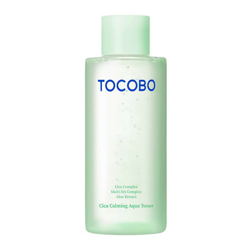 Успокаивающий тонер с центеллой, пробиотиками и глюконолактоном Tocobo Cica Calming Aqua Toner