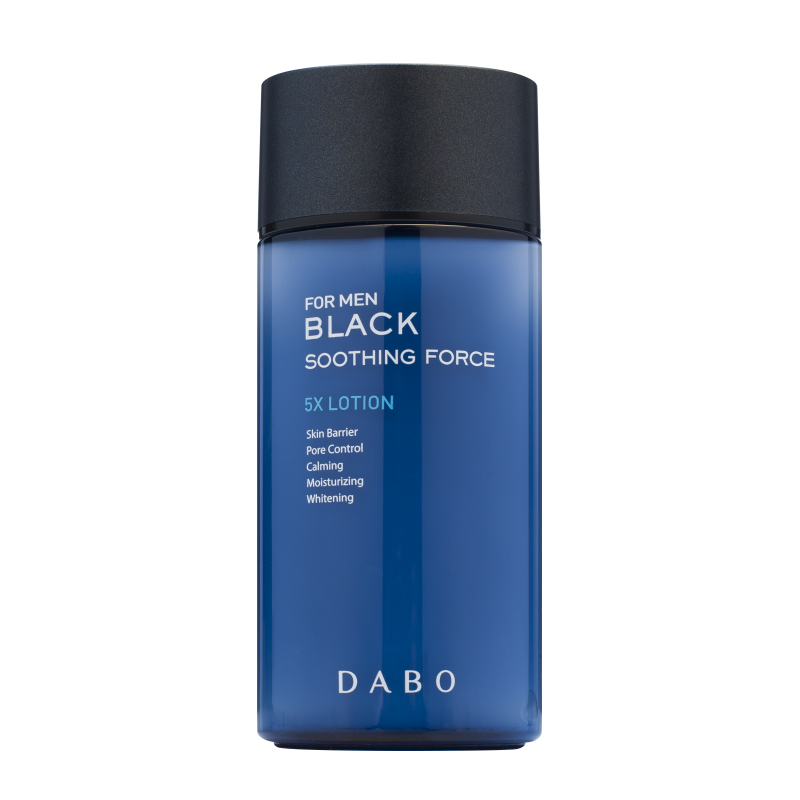 Смягчающий лосьон после бритья для мужчин DABO For Man Black Soothing Force 5X Lotion