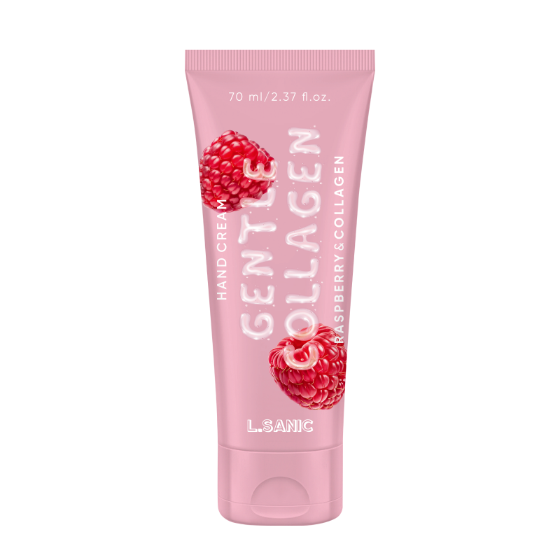Коллагеновый крем для рук с малиной L.Sanic Collagen Raspberry Hand Сream