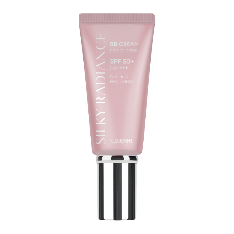 ВВ-крем «Шелковое Сияние» SPF50+/PA++++ Натуральный бежевый L.Sanic Silky Radiance Peptide & Pearl BB cream SPF 50+ PА++++