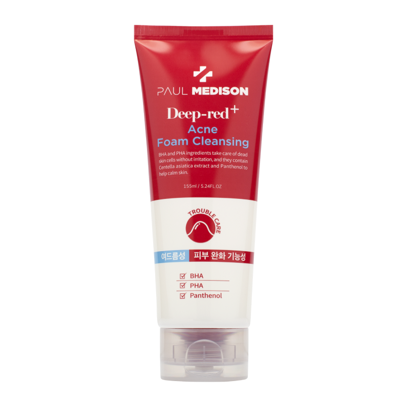 Пенка для проблемной кожи  Paul Medison Deep-Red Acne Foam Cleansing