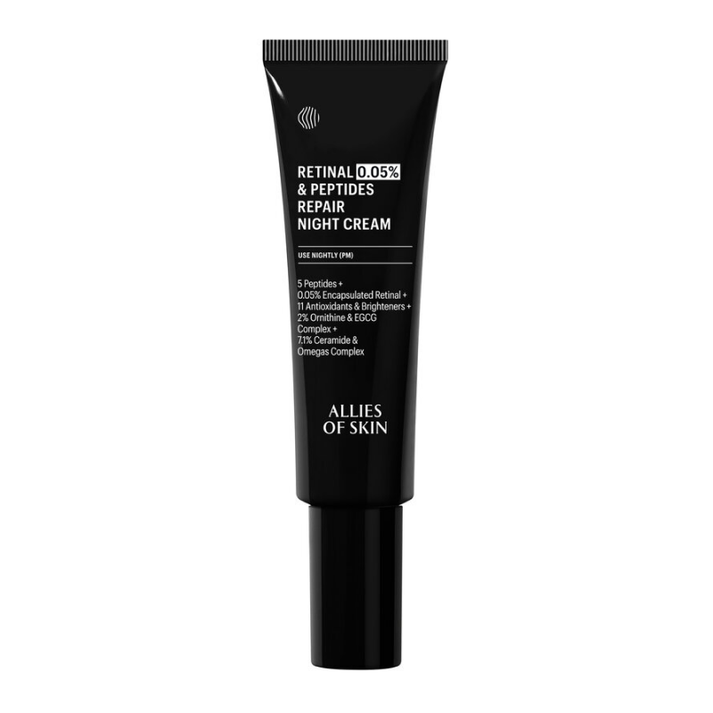 Ночной восстанавливающий крем с пептидами и ретиналем (0,05%) Allies of Skin Retinal 0,05% & Peptides Repair Night Cream