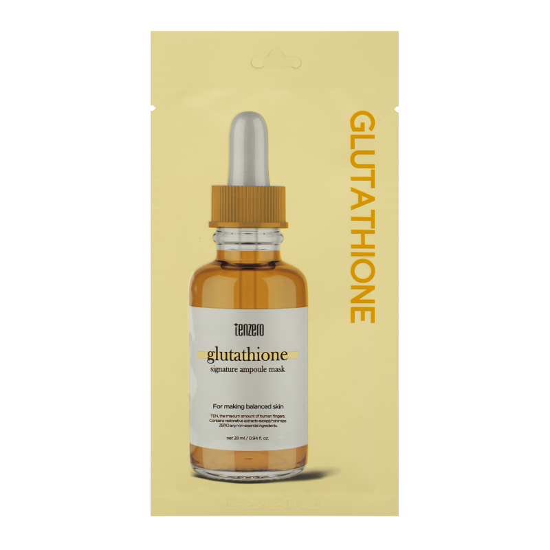 Тканевая маска с глутатионом TENZERO Signature Ampoule Mask Glutathione