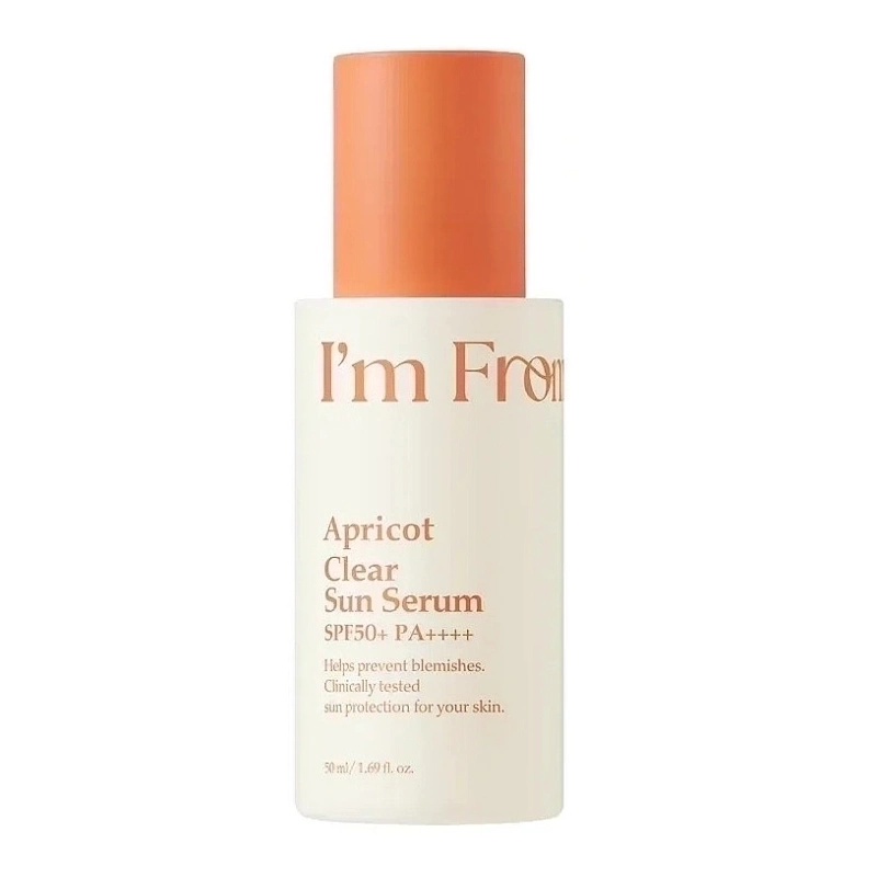 Солнцезащитная сыворотка для лица с экстрактом абрикоса I'm from Apricot Clear Sun Serum SPF50+ PA++++