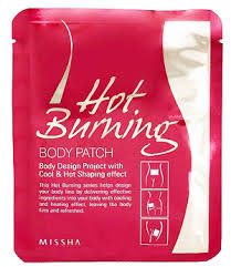 Антицеллюлитные пластыри для похудения Missha Hot Burning Body Patch