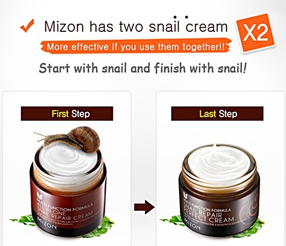 Крем с муцином улитки  Mizon Snail Repair Perfect Cream 87524051 - фото 3