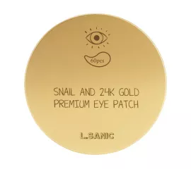 Патчи для глаз с муцином улитки и частичками золота L.Sanic Snail and 24K Gold Premium Eye Patch