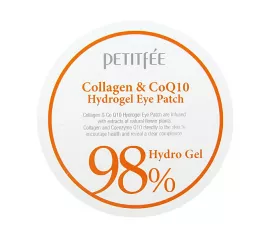 Патчи для глаз с коллагеном и коэнзимом Petitfee Collagen & Q10 Hydrogel Eye Patch