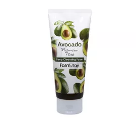Пенка для умывания с экстрактом авокадо  FarmStay Avocado Deep Cleansing Foam