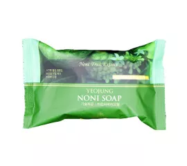 Очищающее мыло с эффектом пилинга с экстрактом нони Juno Yeojung Noni Soap