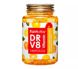 Витаминная ампульная сыворотка для тусклой кожи  FarmStay DR-V8 Vitamin Ampoule